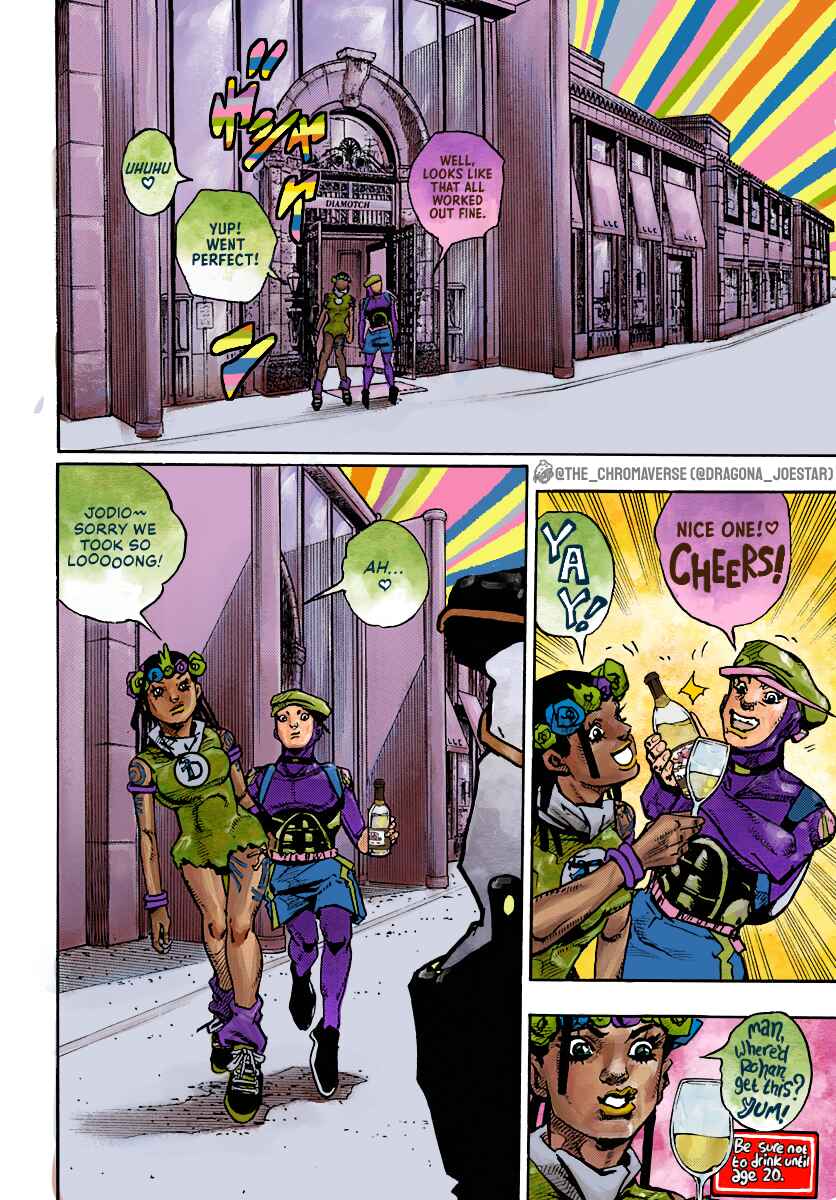 Page 19 Chapter 10 JoJos Bizarre Adventure Part 9 - The JOJOLands (Fan-Colored)