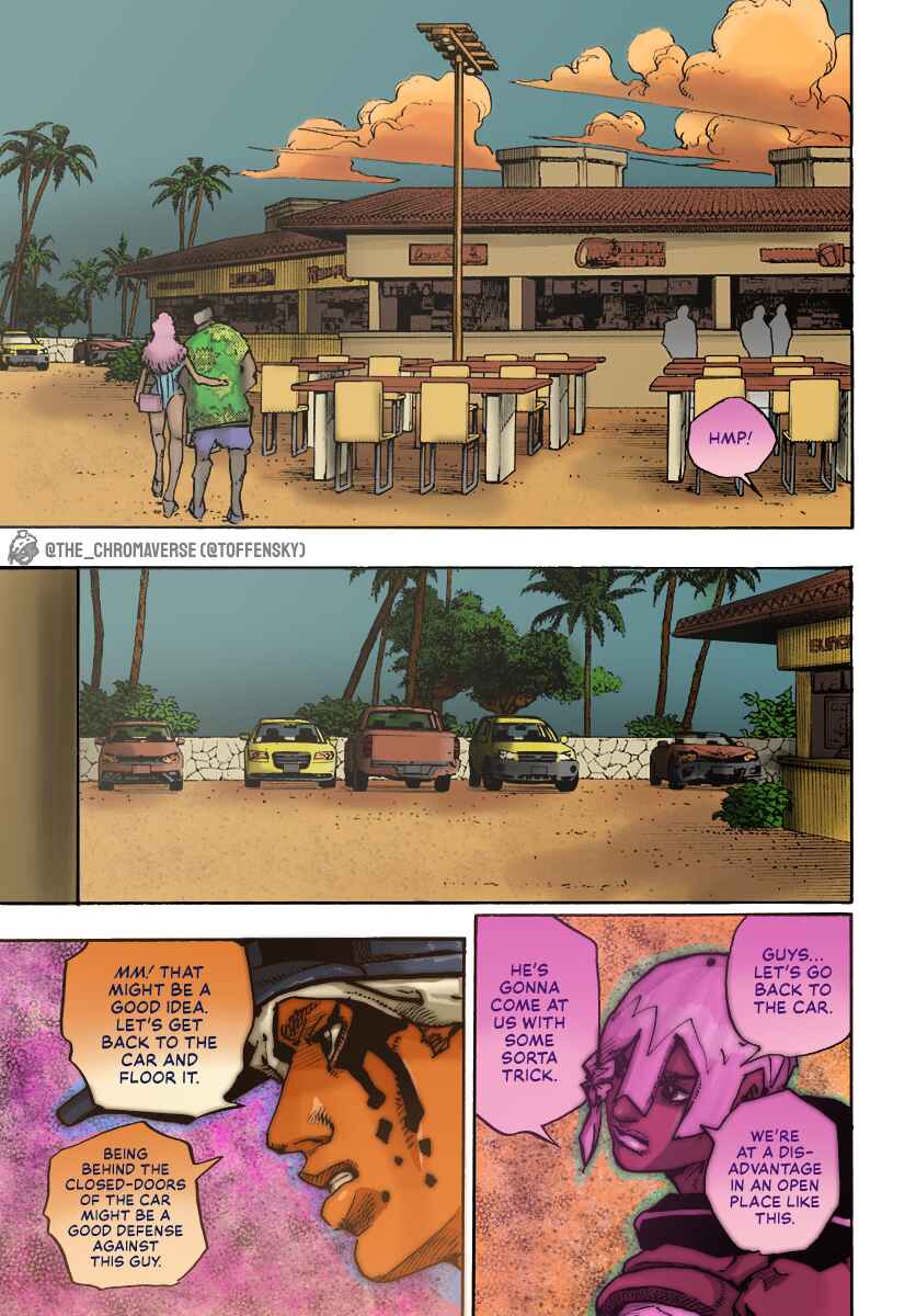 Page 24 Chapter 10 JoJos Bizarre Adventure Part 9 - The JOJOLands (Fan-Colored)