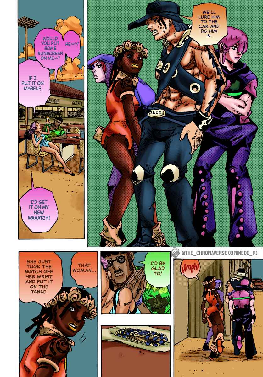 Page 25 Chapter 10 JoJos Bizarre Adventure Part 9 - The JOJOLands (Fan-Colored)