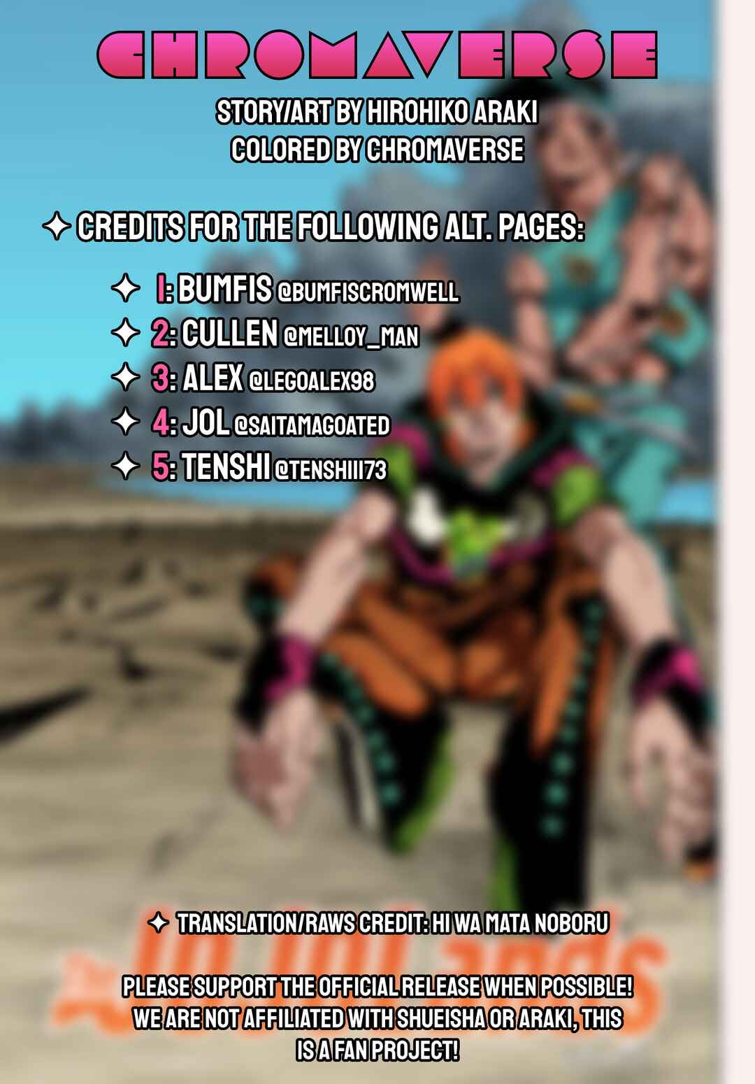 Page 41 Chapter 10 JoJos Bizarre Adventure Part 9 - The JOJOLands (Fan-Colored)