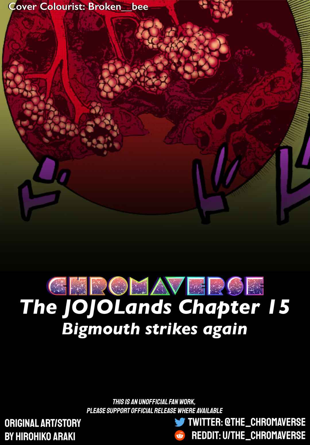 Page 1 Chapter 15 JoJos Bizarre Adventure Part 9 - The JOJOLands (Fan-Colored)