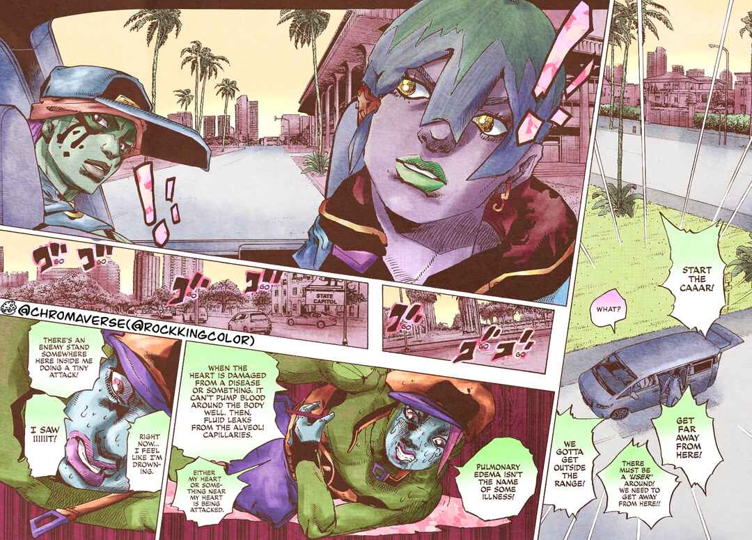 Page 12 Chapter 15 JoJos Bizarre Adventure Part 9 - The JOJOLands (Fan-Colored)
