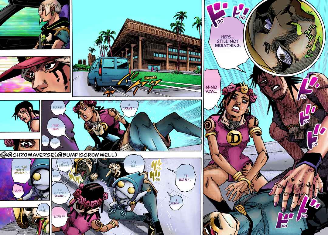 Page 4 Chapter 15 JoJos Bizarre Adventure Part 9 - The JOJOLands (Fan-Colored)