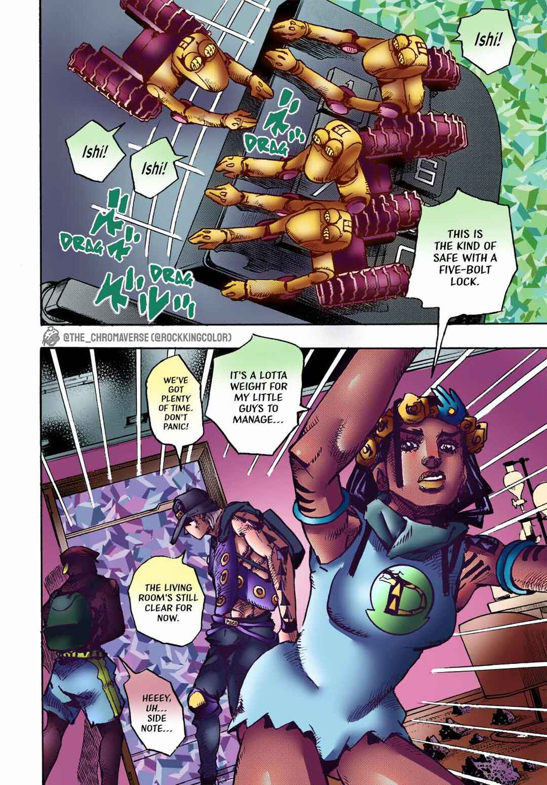 Page 25 Chapter 3 JoJos Bizarre Adventure Part 9 - The JOJOLands (Fan-Colored)