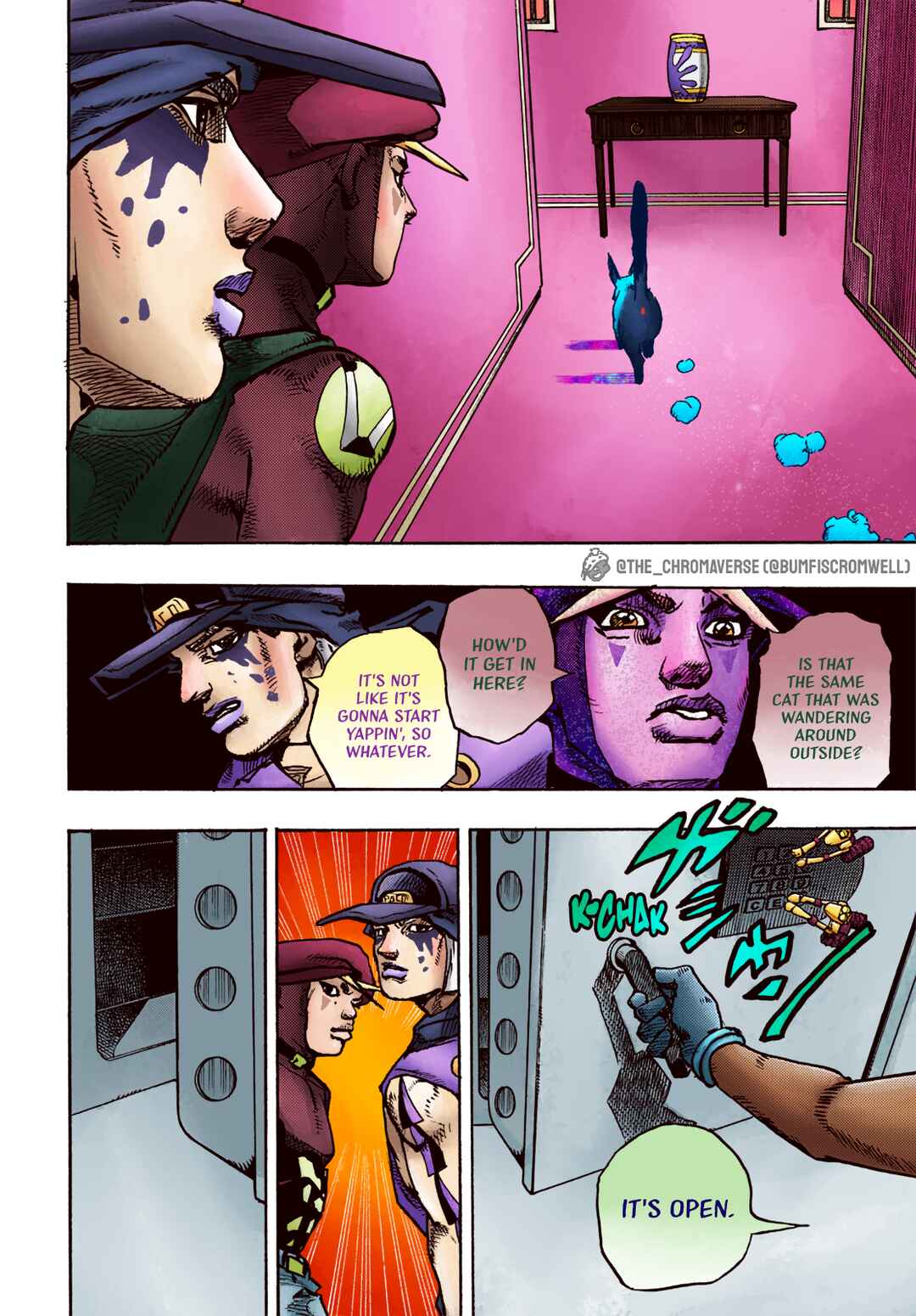 Page 27 Chapter 3 JoJos Bizarre Adventure Part 9 - The JOJOLands (Fan-Colored)