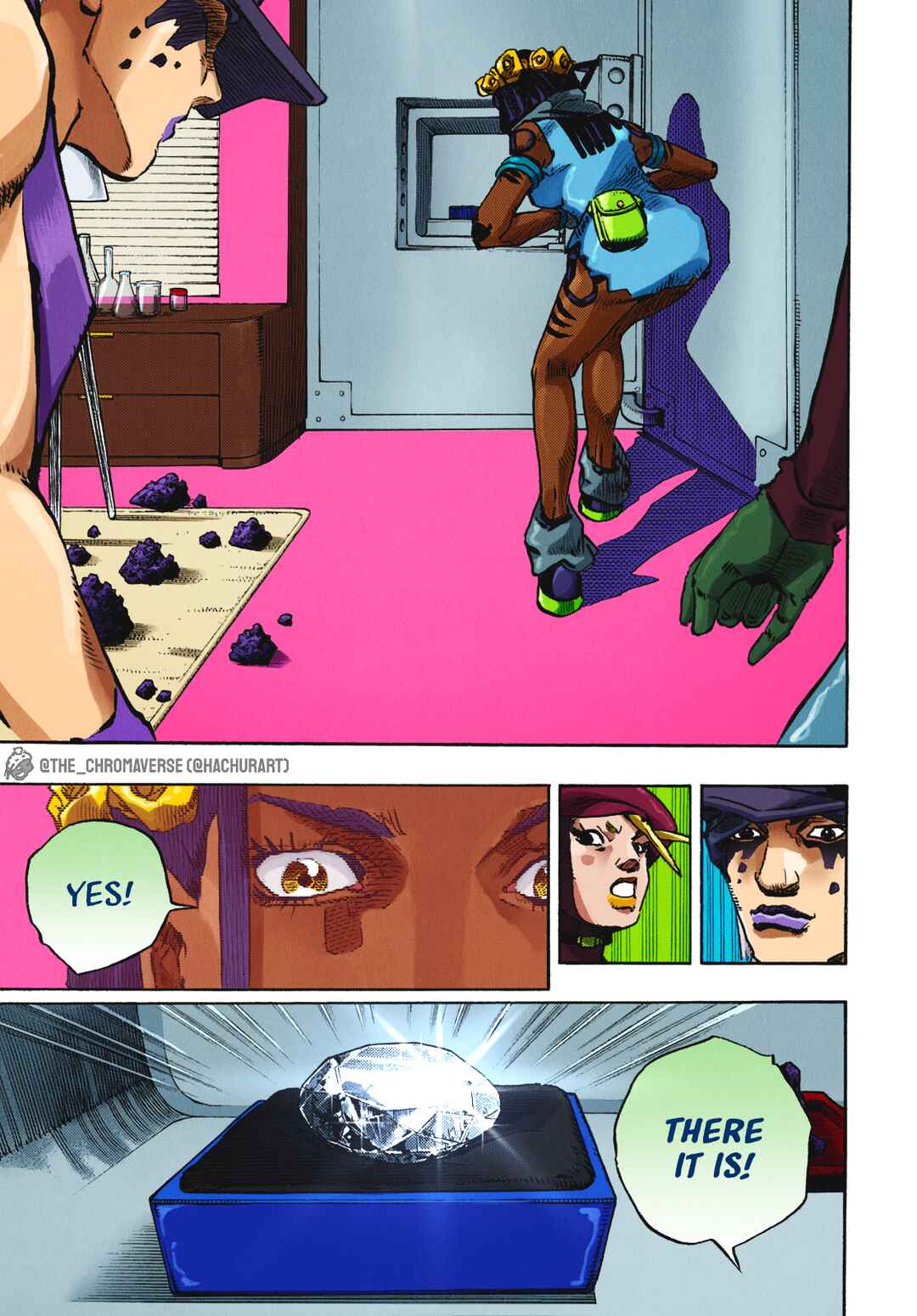 Page 28 Chapter 3 JoJos Bizarre Adventure Part 9 - The JOJOLands (Fan-Colored)
