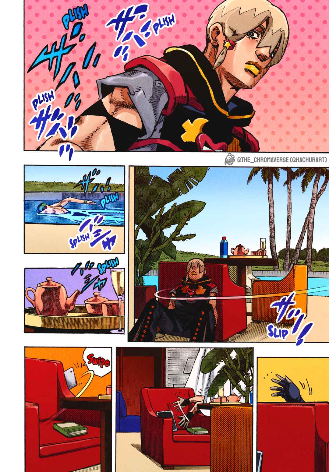 Page 4 Chapter 3 JoJos Bizarre Adventure Part 9 - The JOJOLands (Fan-Colored)