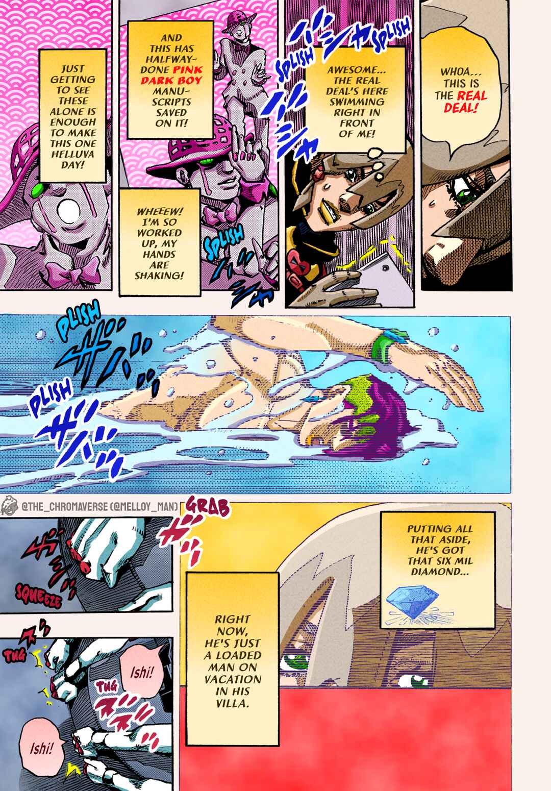Page 5 Chapter 3 JoJos Bizarre Adventure Part 9 - The JOJOLands (Fan-Colored)