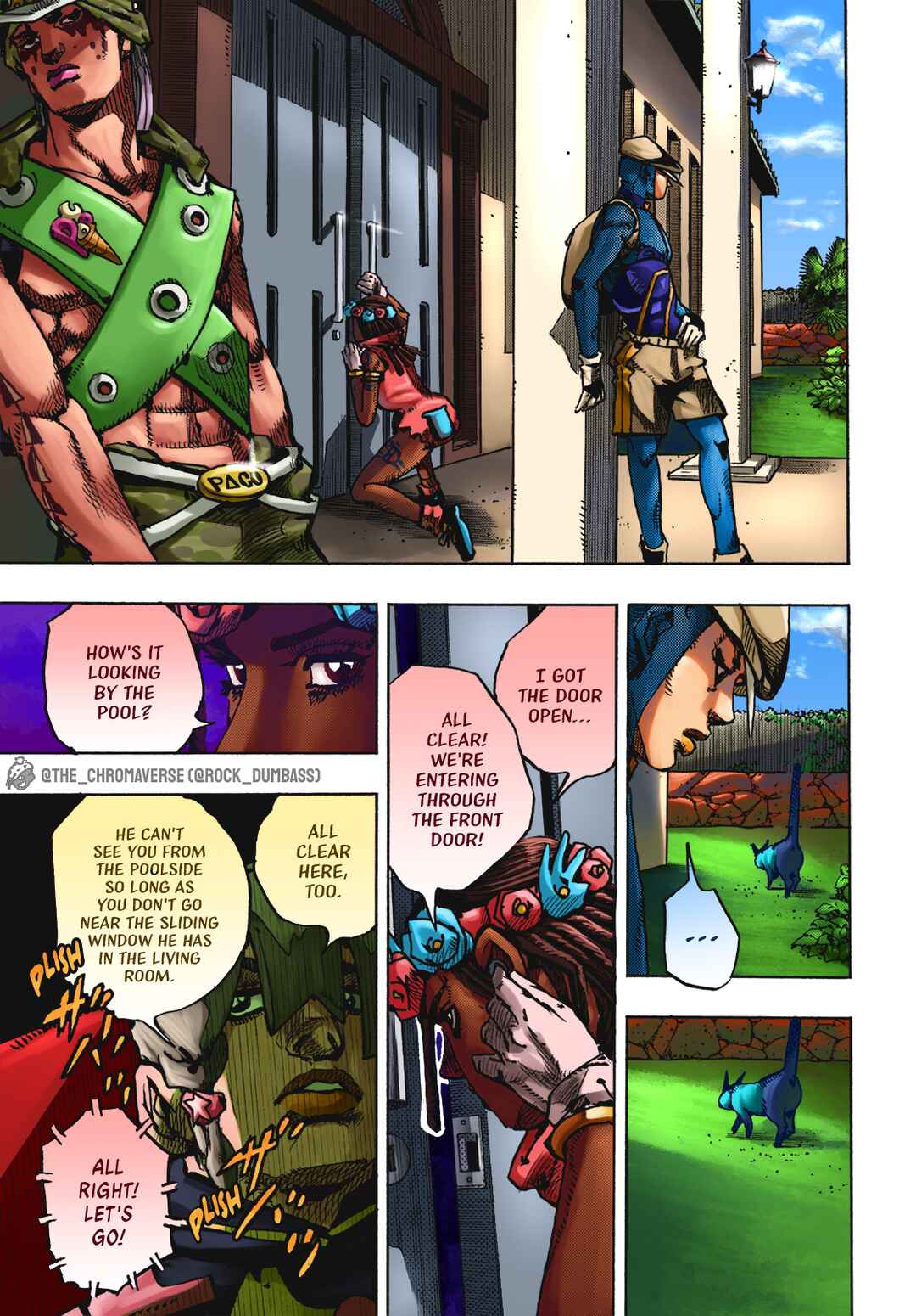 Page 7 Chapter 3 JoJos Bizarre Adventure Part 9 - The JOJOLands (Fan-Colored)