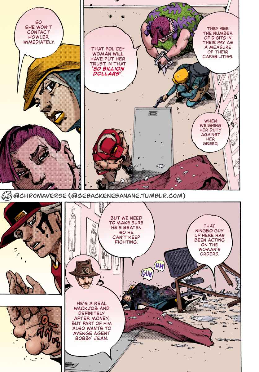 Page 11 Chapter 26 JoJos Bizarre Adventure Part 9 - The JOJOLands (Fan-Colored)