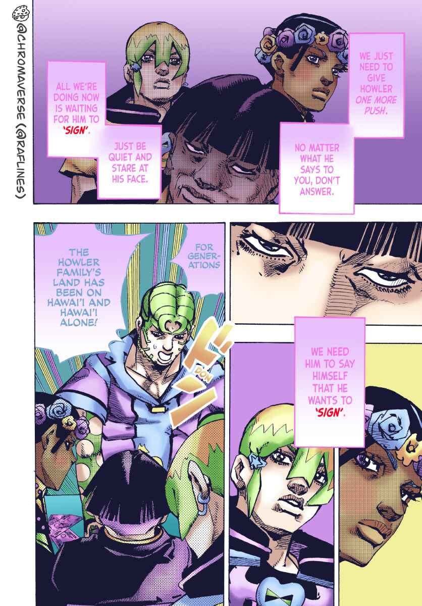 Page 16 Chapter 26 JoJos Bizarre Adventure Part 9 - The JOJOLands (Fan-Colored)