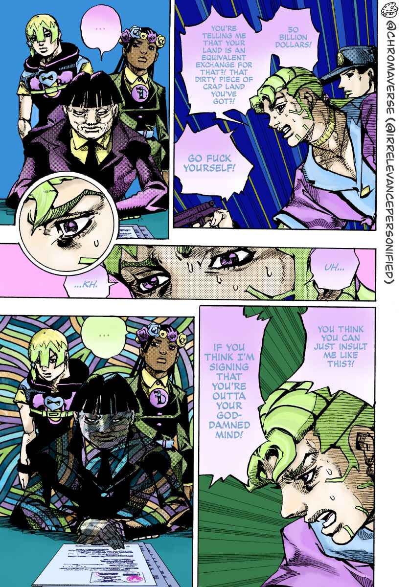 Page 17 Chapter 26 JoJos Bizarre Adventure Part 9 - The JOJOLands (Fan-Colored)