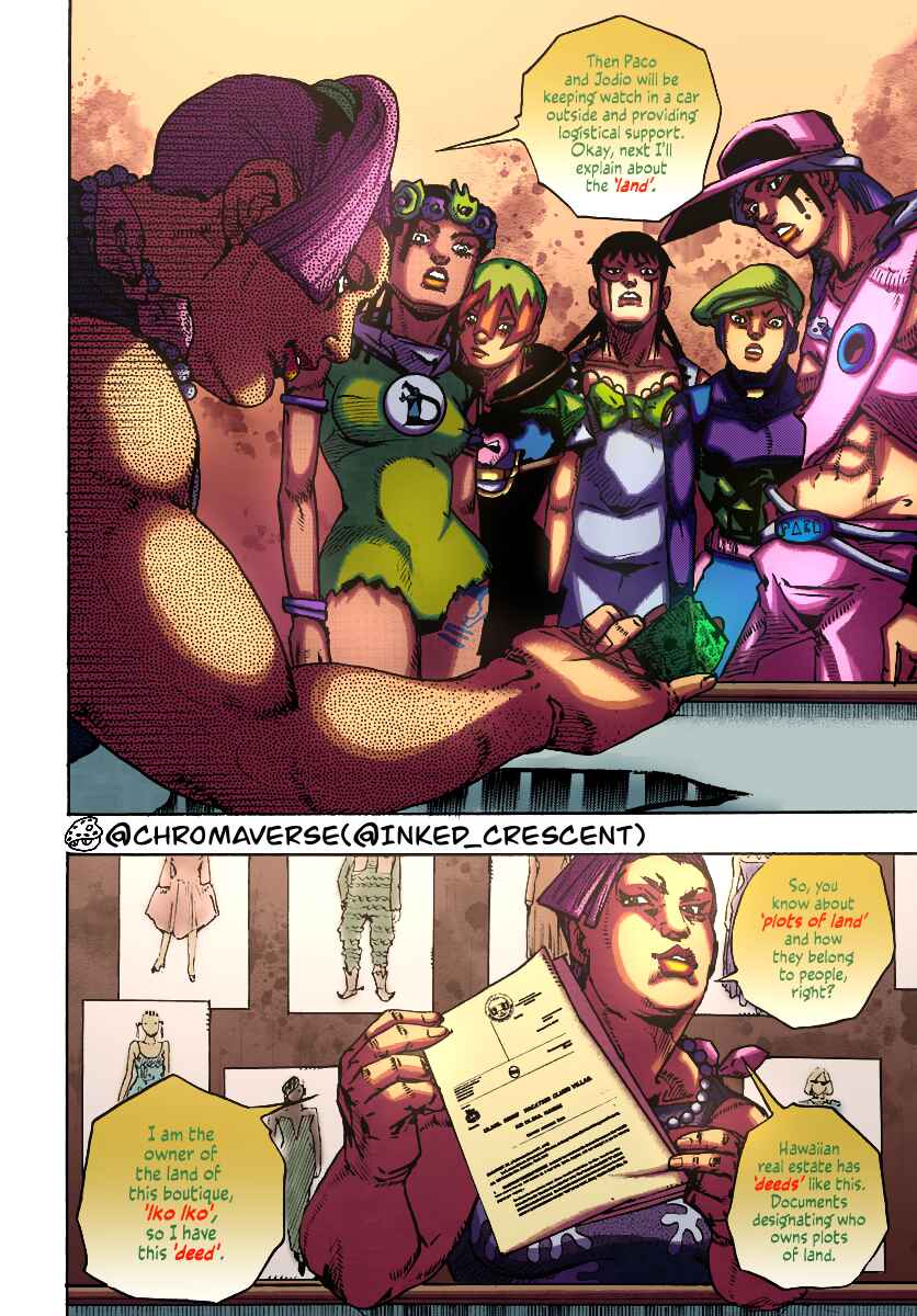 Page 10 Chapter 14 JoJos Bizarre Adventure Part 9 - The JOJOLands (Fan-Colored)