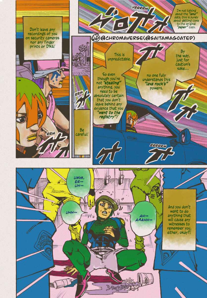Page 15 Chapter 14 JoJos Bizarre Adventure Part 9 - The JOJOLands (Fan-Colored)