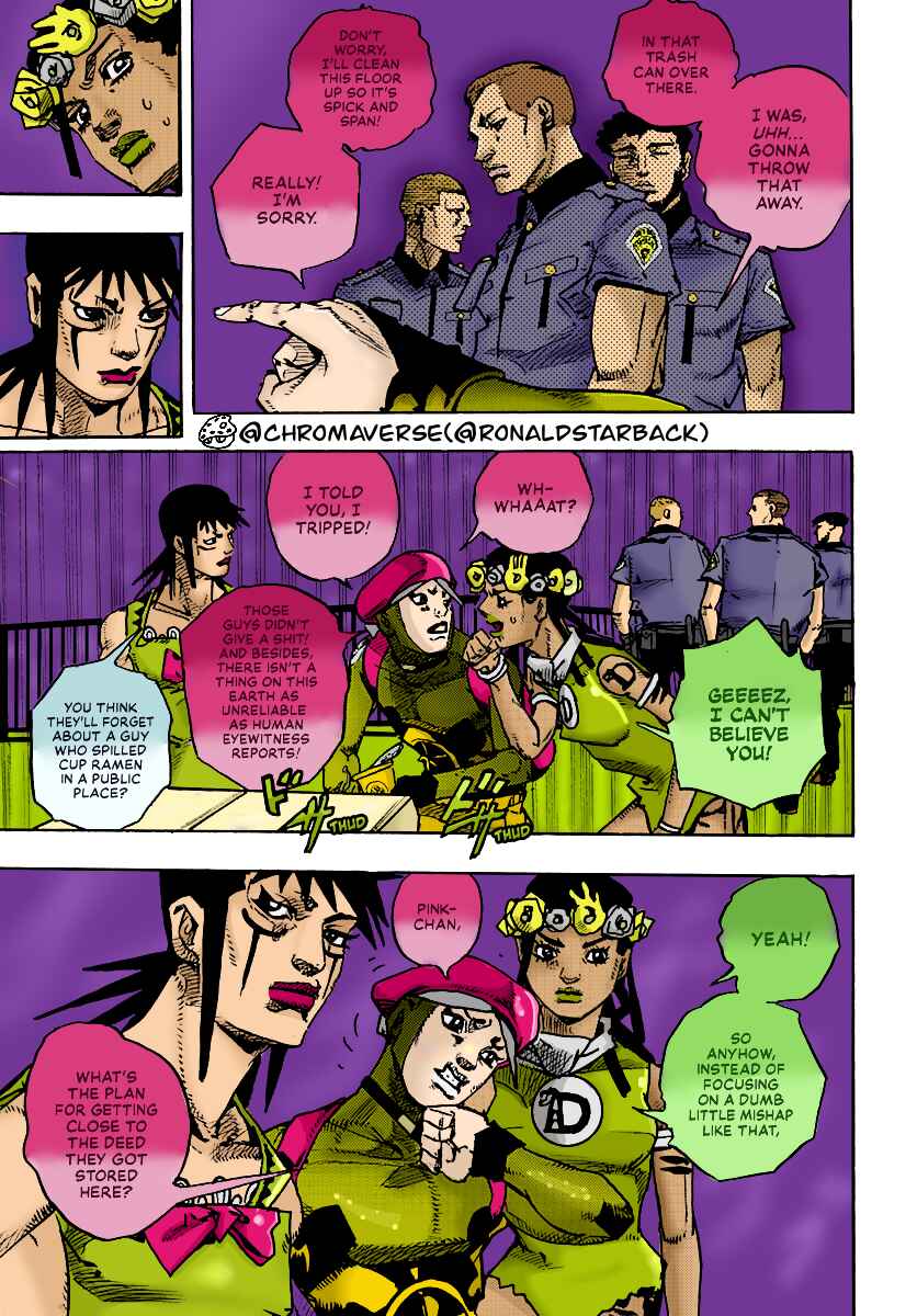 Page 16 Chapter 14 JoJos Bizarre Adventure Part 9 - The JOJOLands (Fan-Colored)