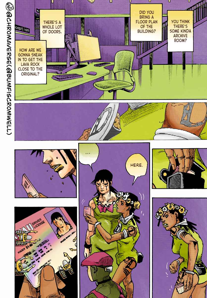 Page 17 Chapter 14 JoJos Bizarre Adventure Part 9 - The JOJOLands (Fan-Colored)