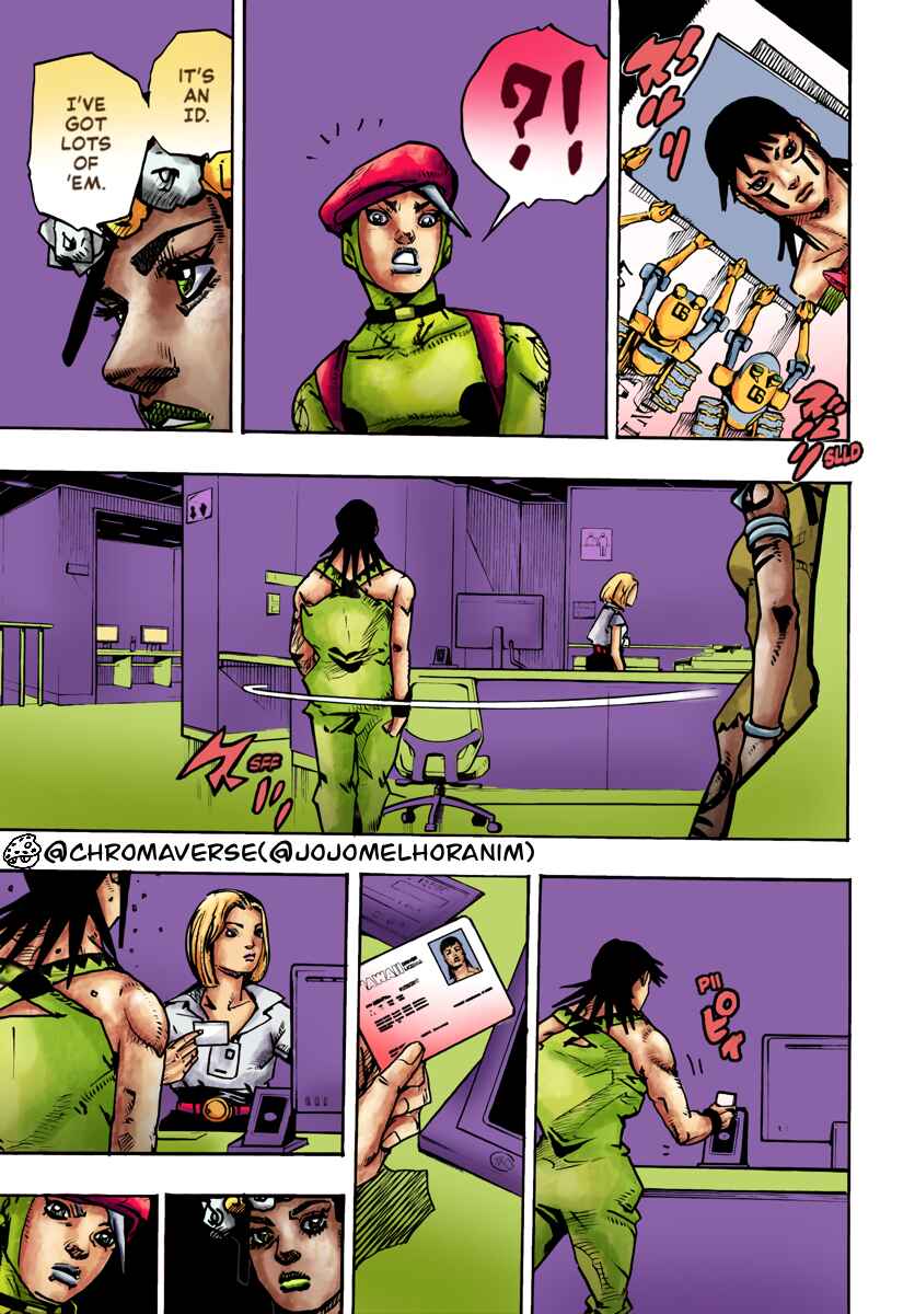 Page 18 Chapter 14 JoJos Bizarre Adventure Part 9 - The JOJOLands (Fan-Colored)