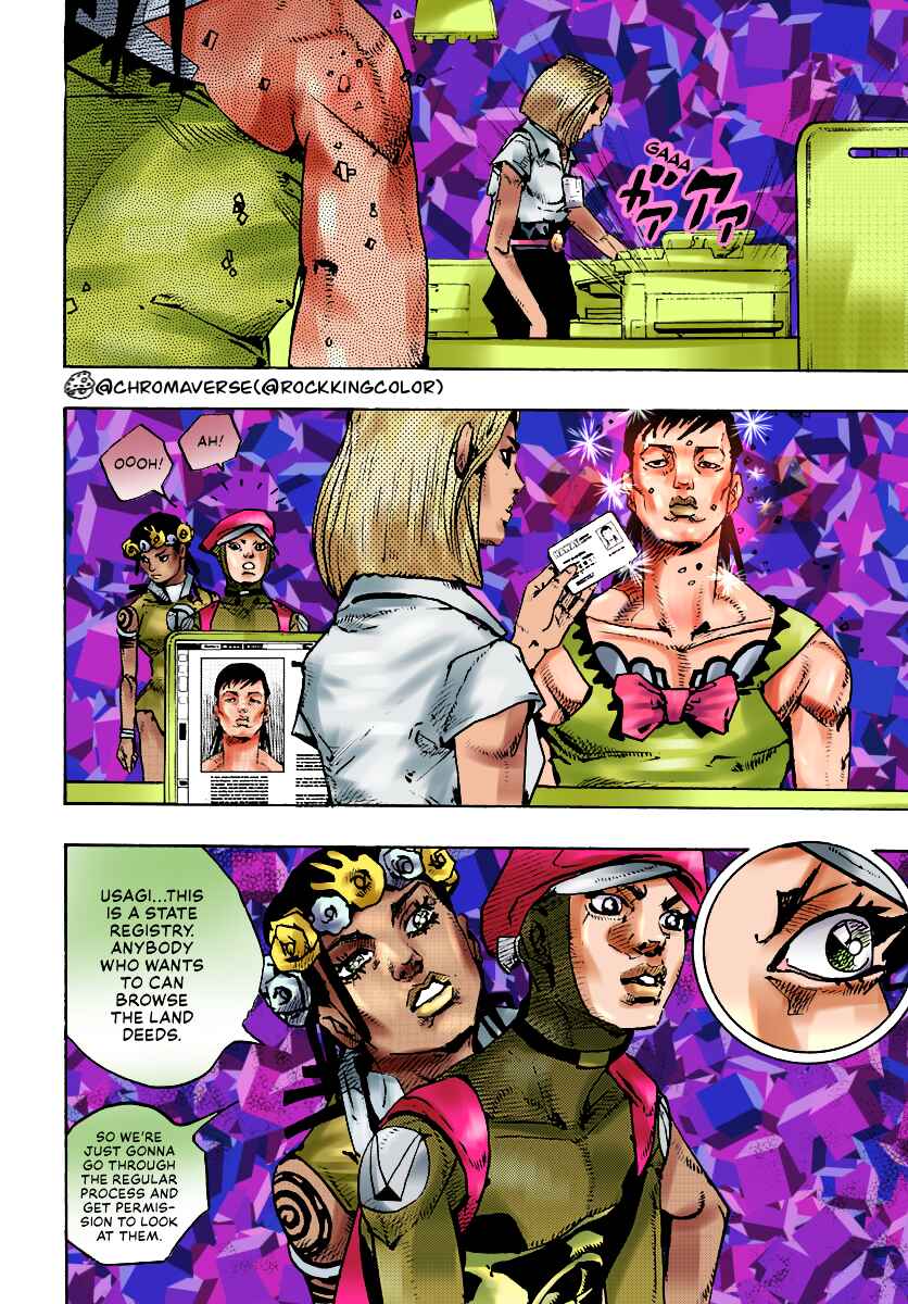Page 19 Chapter 14 JoJos Bizarre Adventure Part 9 - The JOJOLands (Fan-Colored)
