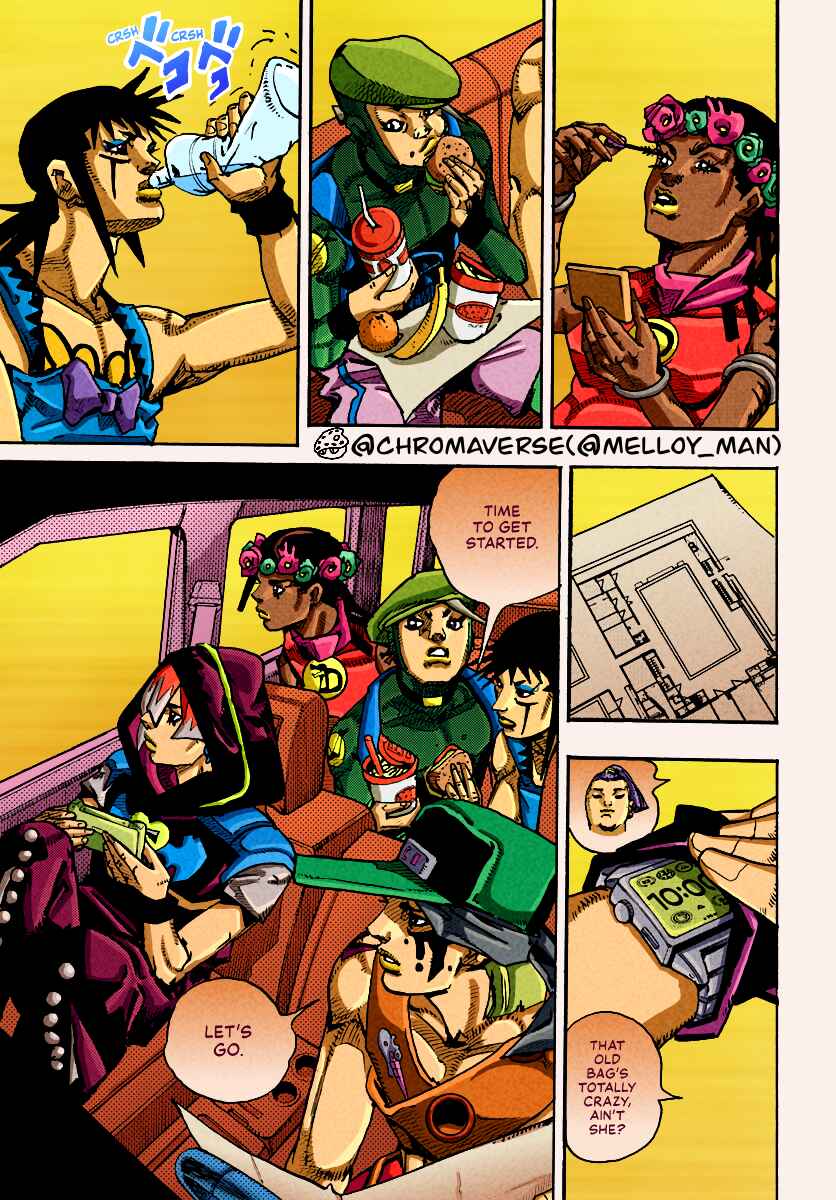 Page 4 Chapter 14 JoJos Bizarre Adventure Part 9 - The JOJOLands (Fan-Colored)