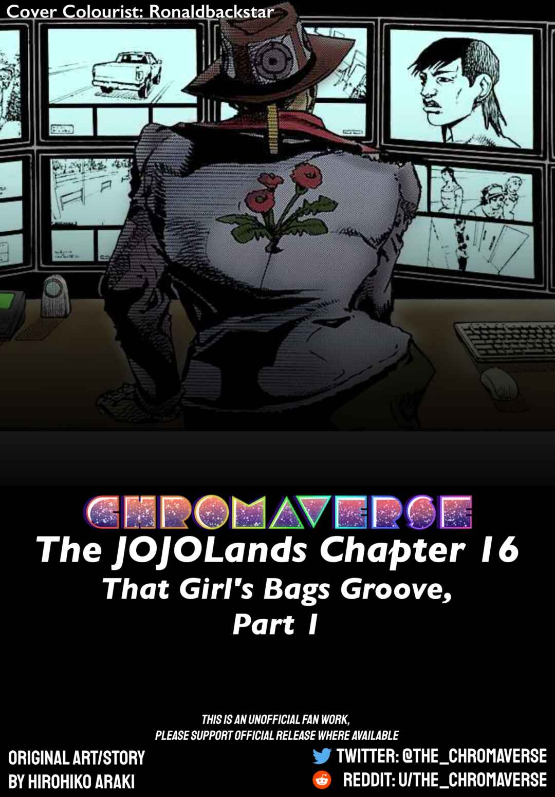 Page 1 Chapter 16 JoJos Bizarre Adventure Part 9 - The JOJOLands (Fan-Colored)