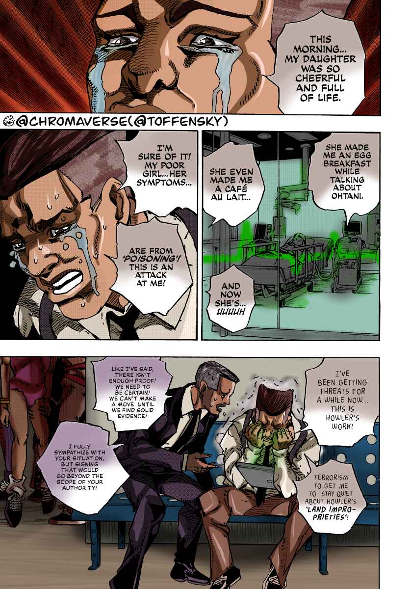 Page 36 Chapter 16 JoJos Bizarre Adventure Part 9 - The JOJOLands (Fan-Colored)