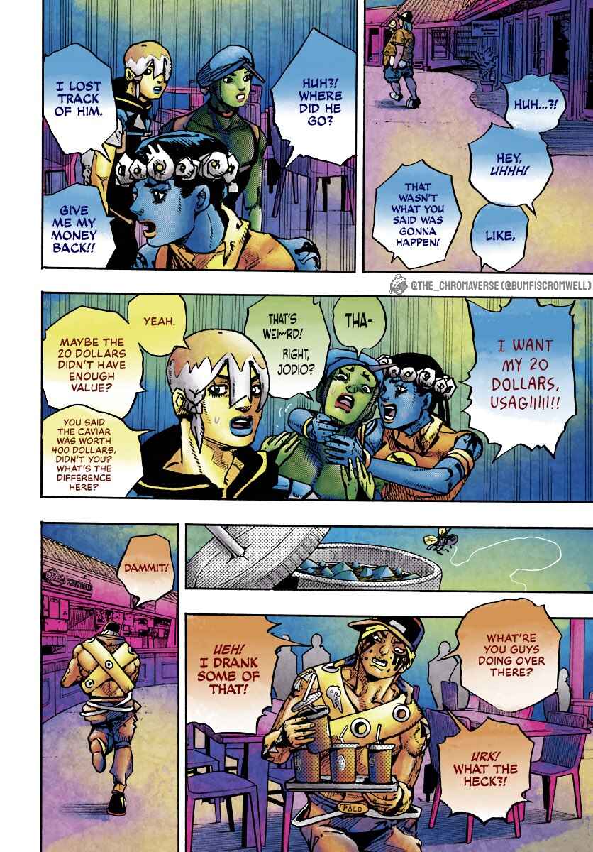 Page 12 Chapter 8 JoJos Bizarre Adventure Part 9 - The JOJOLands (Fan-Colored)