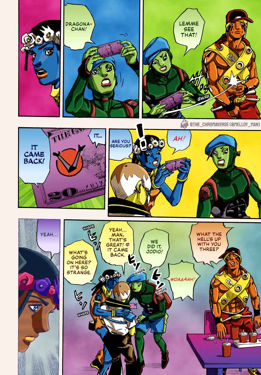 Page 14 Chapter 8 JoJos Bizarre Adventure Part 9 - The JOJOLands (Fan-Colored)