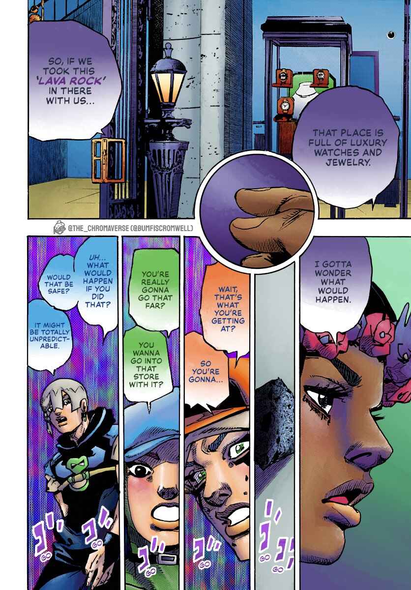Page 16 Chapter 8 JoJos Bizarre Adventure Part 9 - The JOJOLands (Fan-Colored)