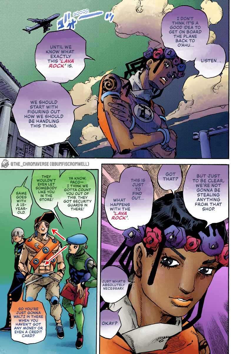 Page 17 Chapter 8 JoJos Bizarre Adventure Part 9 - The JOJOLands (Fan-Colored)