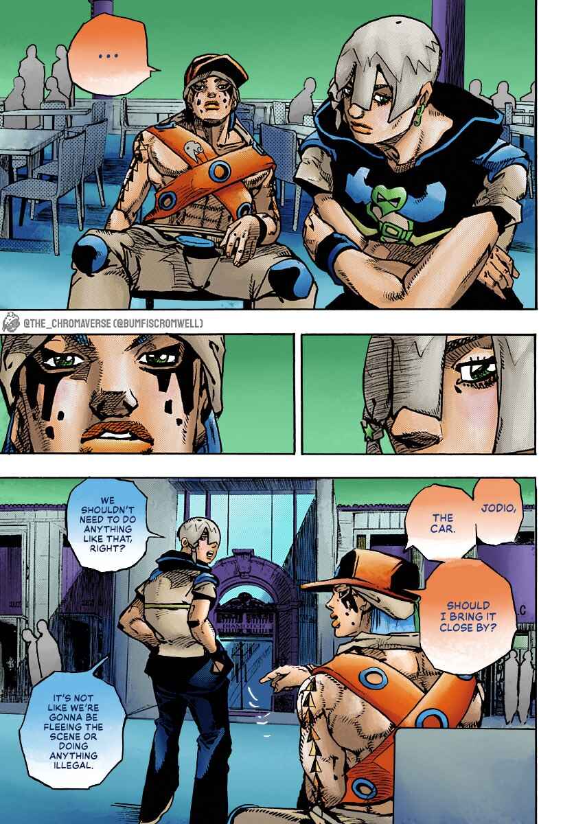 Page 20 Chapter 8 JoJos Bizarre Adventure Part 9 - The JOJOLands (Fan-Colored)