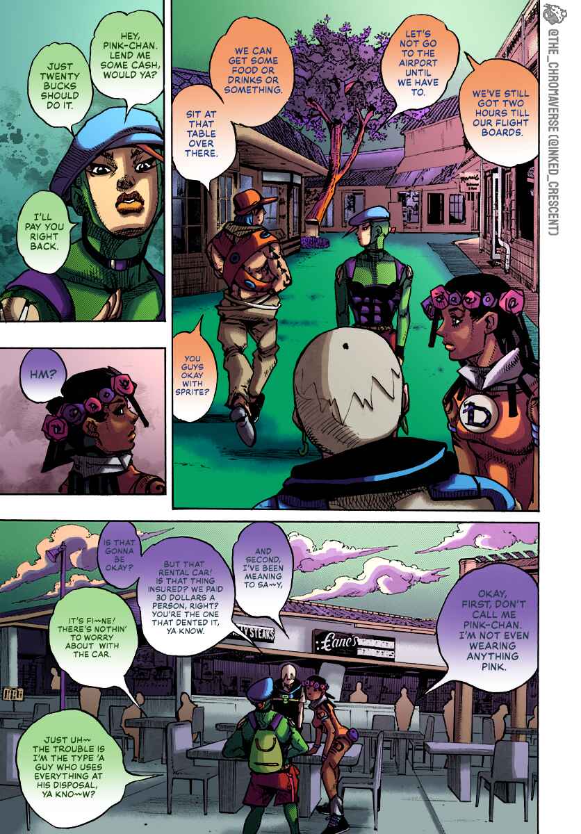 Page 5 Chapter 8 JoJos Bizarre Adventure Part 9 - The JOJOLands (Fan-Colored)