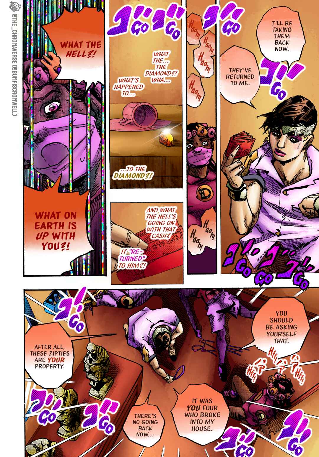 Page 10 Chapter 5 JoJos Bizarre Adventure Part 9 - The JOJOLands (Fan-Colored)