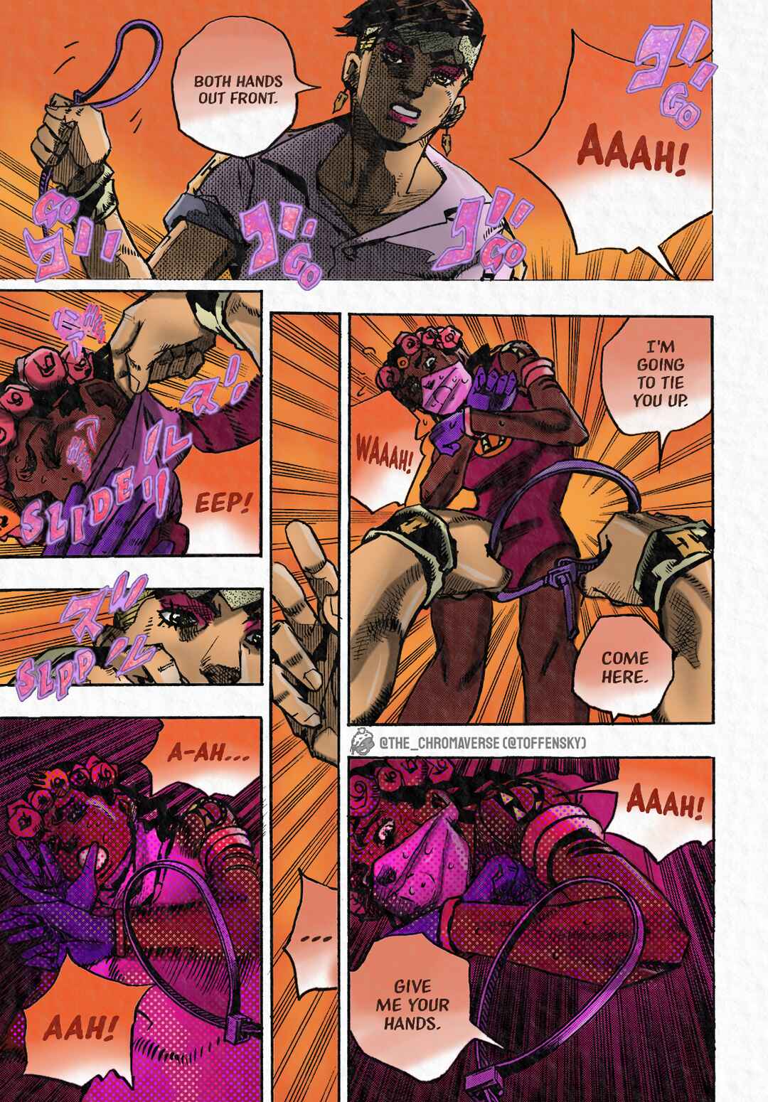 Page 11 Chapter 5 JoJos Bizarre Adventure Part 9 - The JOJOLands (Fan-Colored)