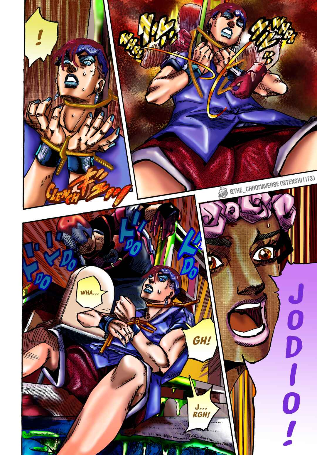 Page 17 Chapter 5 JoJos Bizarre Adventure Part 9 - The JOJOLands (Fan-Colored)