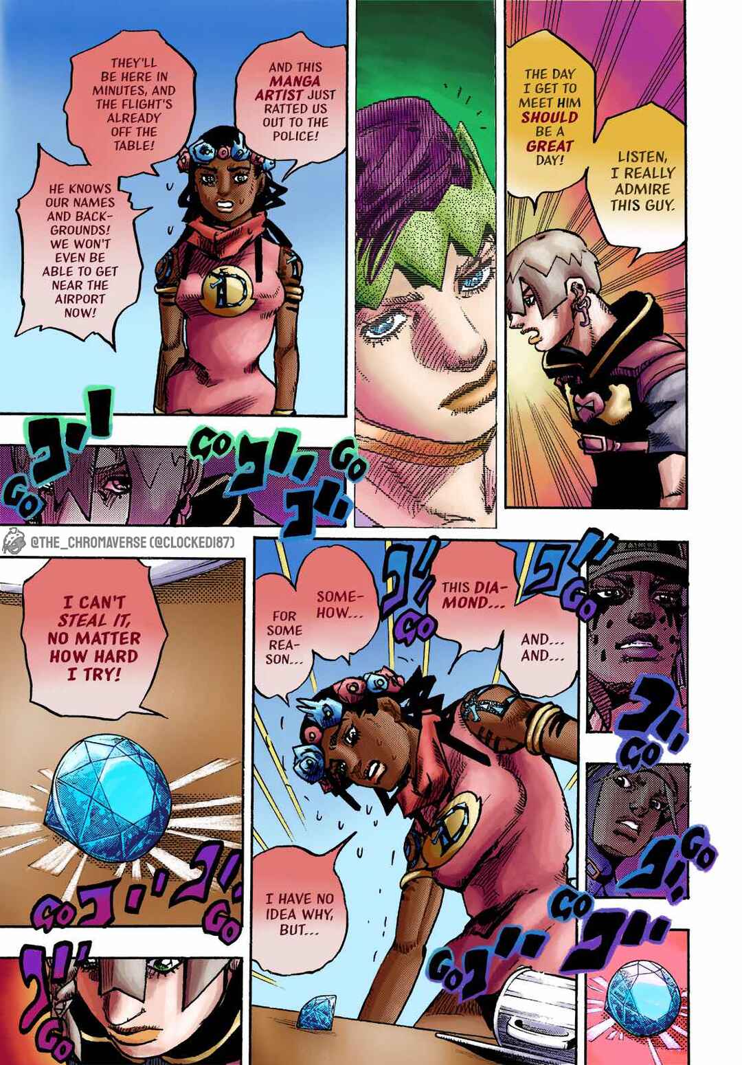 Page 20 Chapter 5 JoJos Bizarre Adventure Part 9 - The JOJOLands (Fan-Colored)