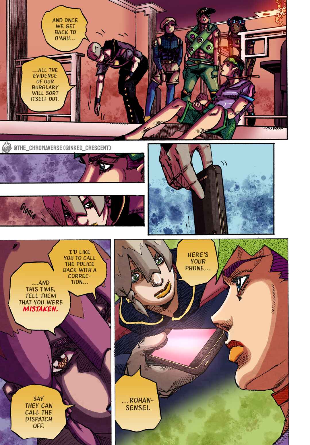Page 22 Chapter 5 JoJos Bizarre Adventure Part 9 - The JOJOLands (Fan-Colored)