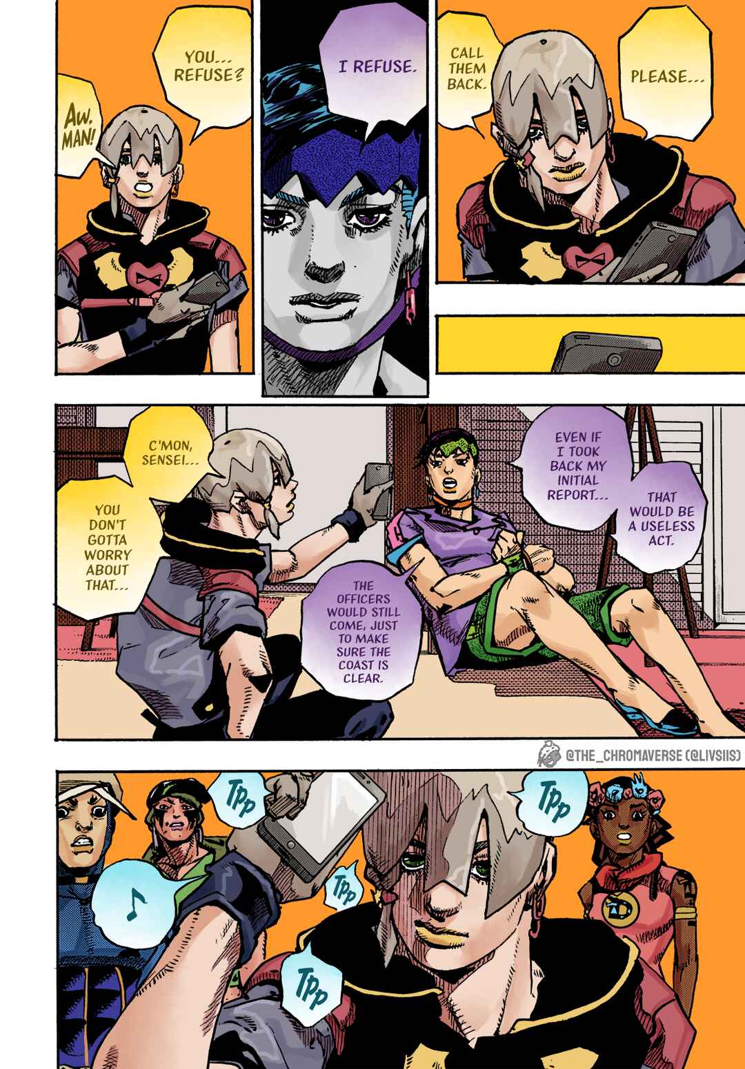 Page 23 Chapter 5 JoJos Bizarre Adventure Part 9 - The JOJOLands (Fan-Colored)