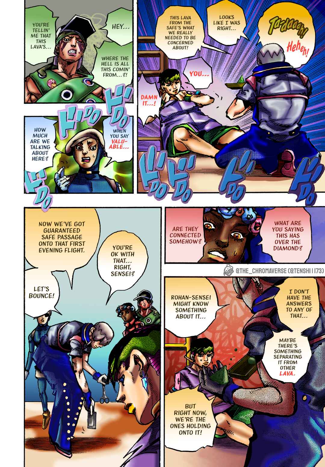 Page 32 Chapter 5 JoJos Bizarre Adventure Part 9 - The JOJOLands (Fan-Colored)