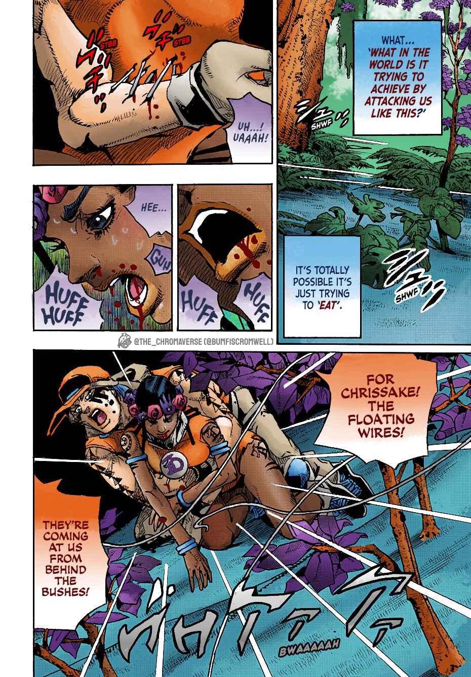 Page 4 Chapter 7 JoJos Bizarre Adventure Part 9 - The JOJOLands (Fan-Colored)