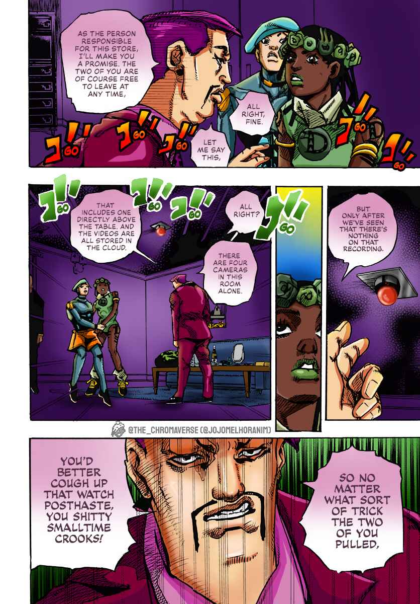 Page 18 Chapter 9 JoJos Bizarre Adventure Part 9 - The JOJOLands (Fan-Colored)