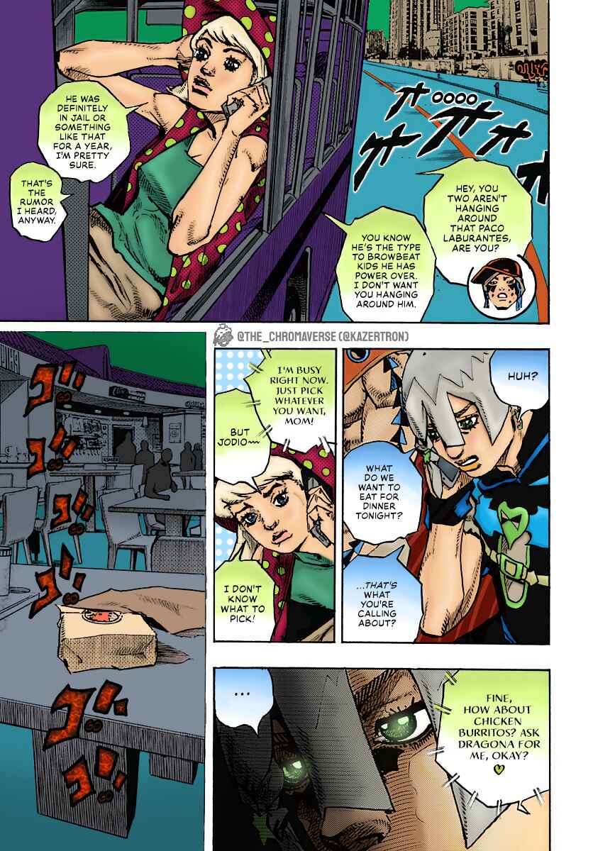 Page 4 Chapter 9 JoJos Bizarre Adventure Part 9 - The JOJOLands (Fan-Colored)