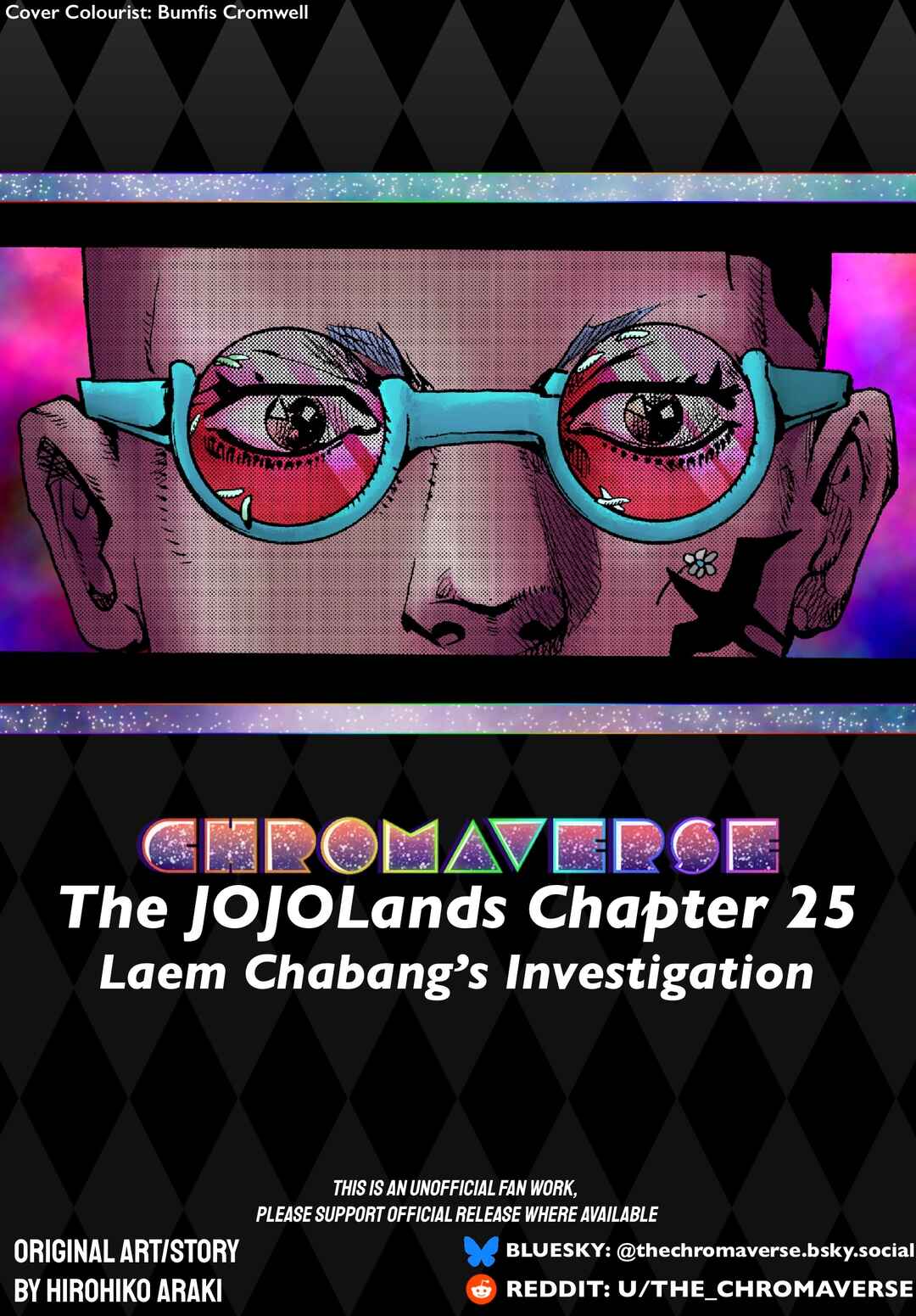 Page 1 Chapter 25 JoJos Bizarre Adventure Part 9 - The JOJOLands (Fan-Colored)