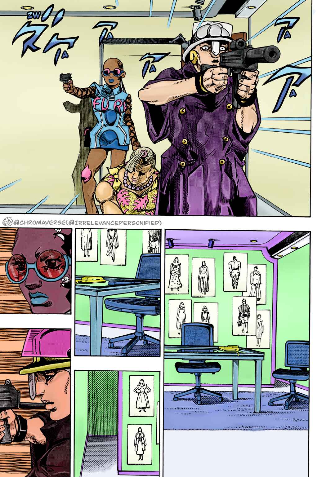 Page 14 Chapter 25 JoJos Bizarre Adventure Part 9 - The JOJOLands (Fan-Colored)