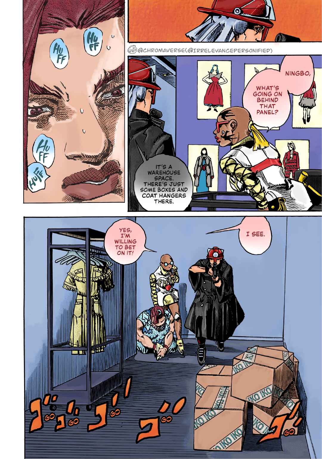 Page 19 Chapter 25 JoJos Bizarre Adventure Part 9 - The JOJOLands (Fan-Colored)