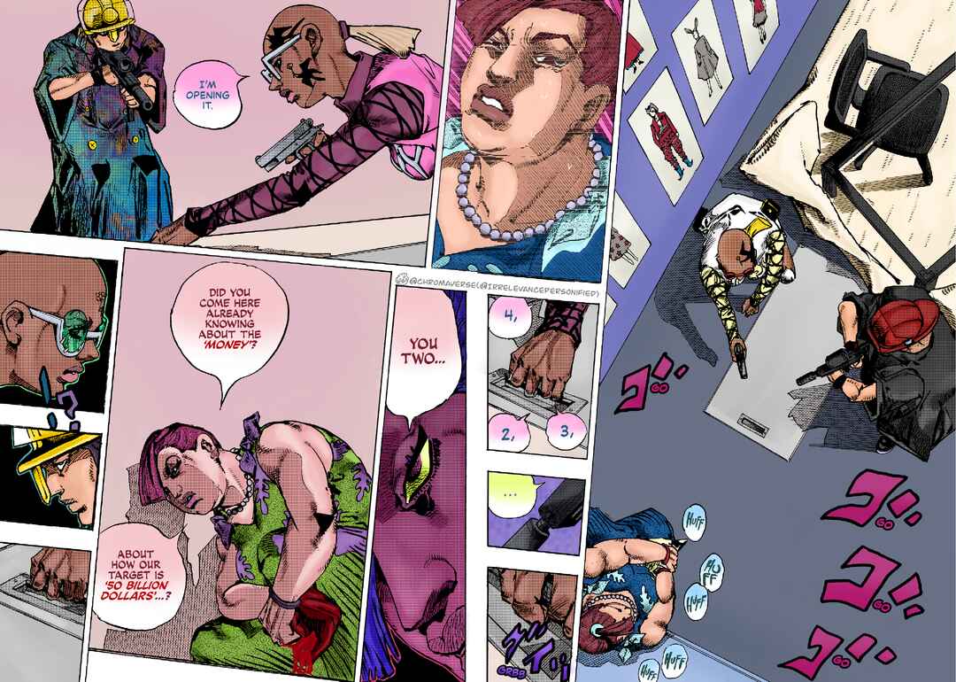 Page 23 Chapter 25 JoJos Bizarre Adventure Part 9 - The JOJOLands (Fan-Colored)