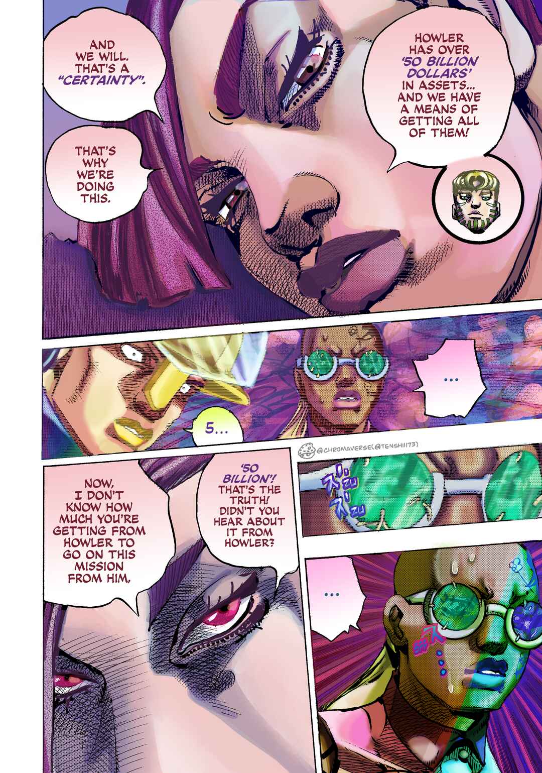 Page 24 Chapter 25 JoJos Bizarre Adventure Part 9 - The JOJOLands (Fan-Colored)