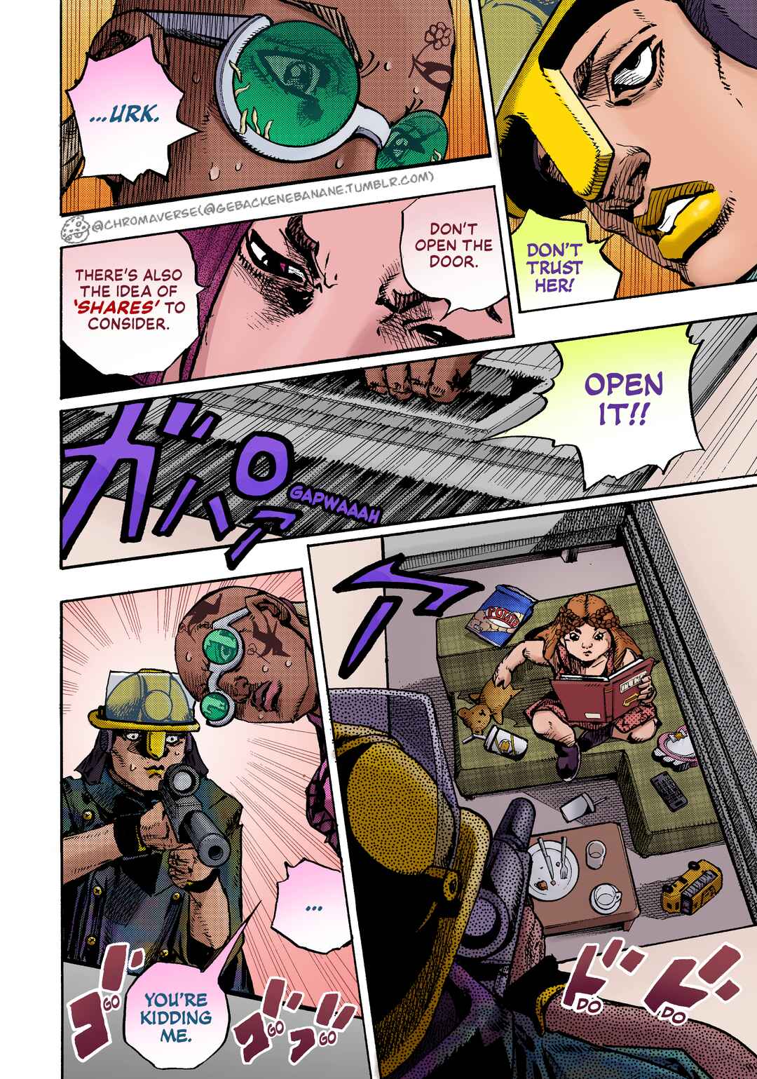 Page 26 Chapter 25 JoJos Bizarre Adventure Part 9 - The JOJOLands (Fan-Colored)