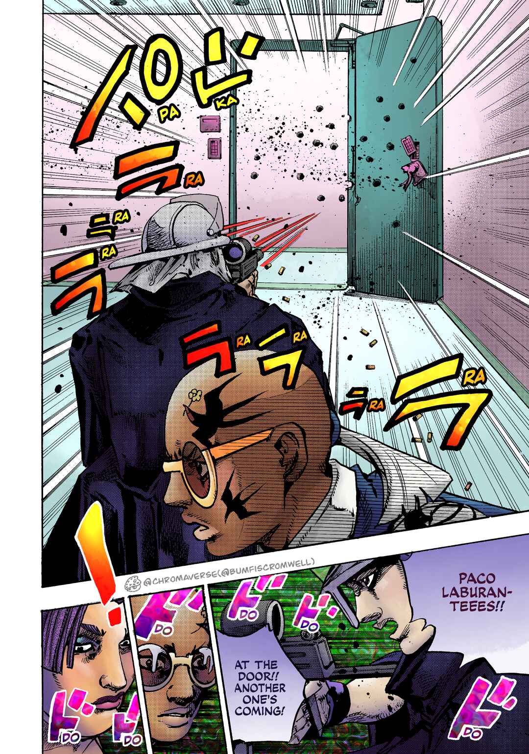 Page 28 Chapter 25 JoJos Bizarre Adventure Part 9 - The JOJOLands (Fan-Colored)