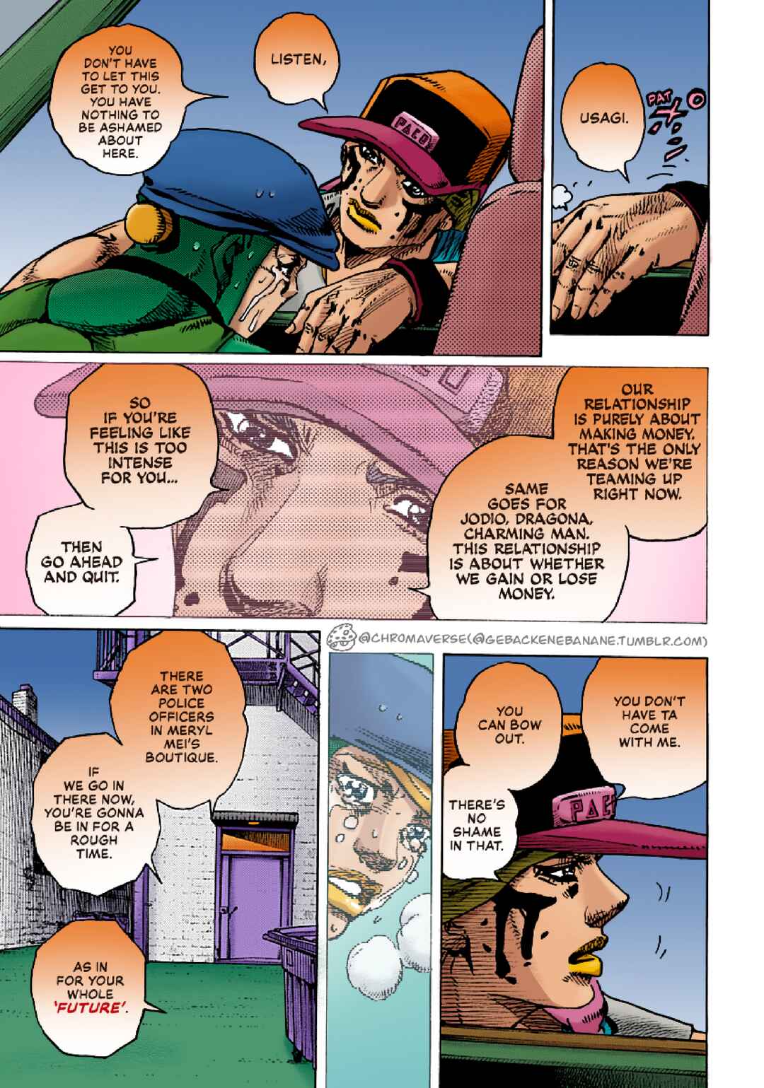 Page 6 Chapter 25 JoJos Bizarre Adventure Part 9 - The JOJOLands (Fan-Colored)