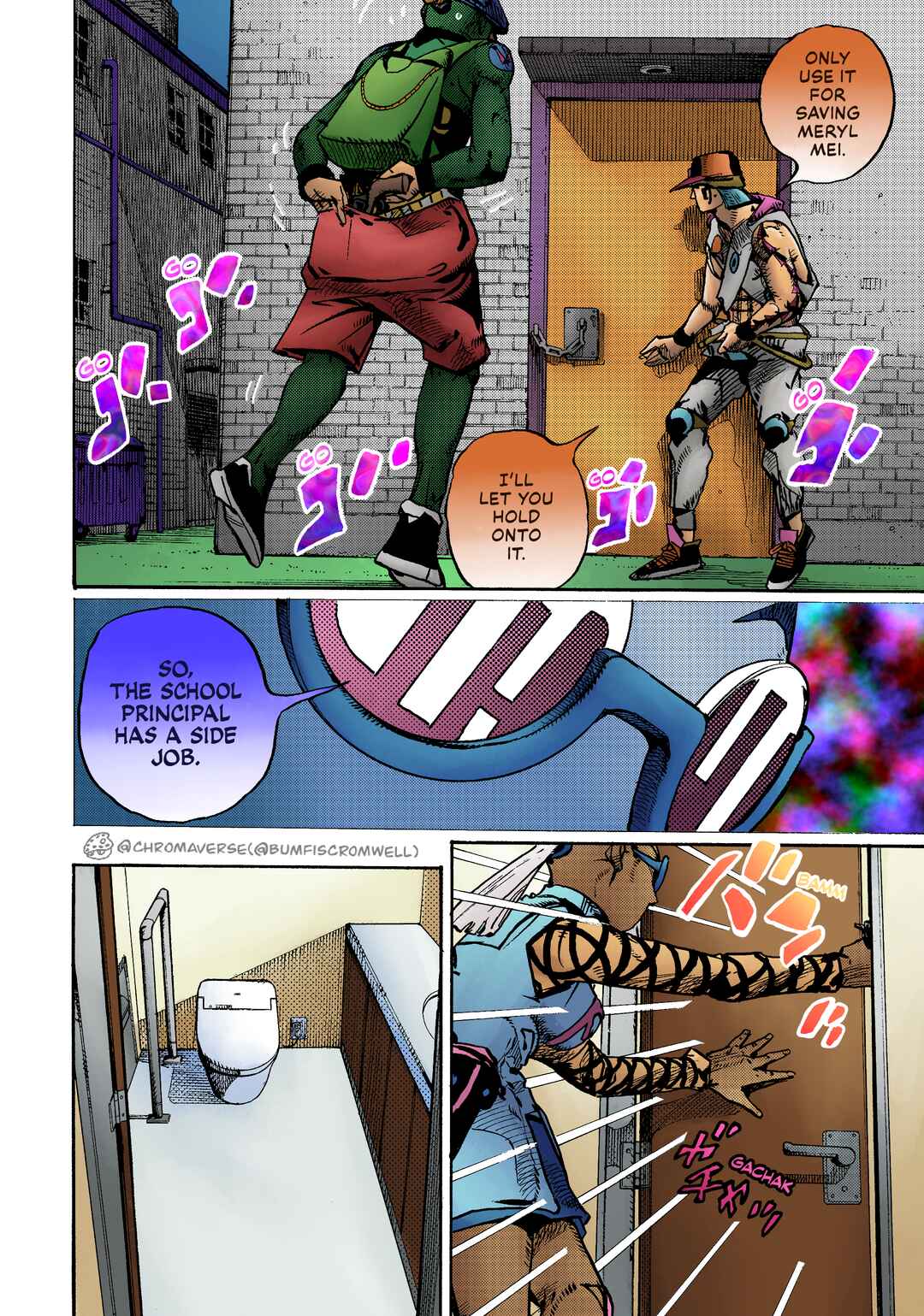 Page 9 Chapter 25 JoJos Bizarre Adventure Part 9 - The JOJOLands (Fan-Colored)